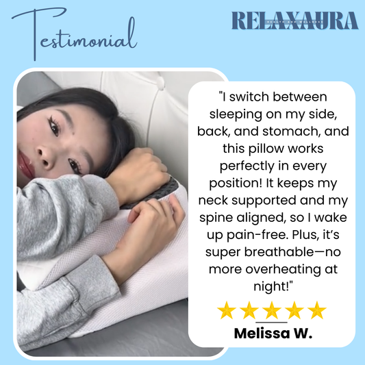 RELAXAURA™ Neck & Spine Alignment Pillow