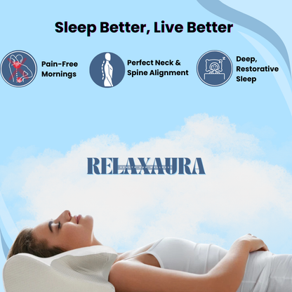 RELAXAURA™ Neck & Spine Alignment Pillow