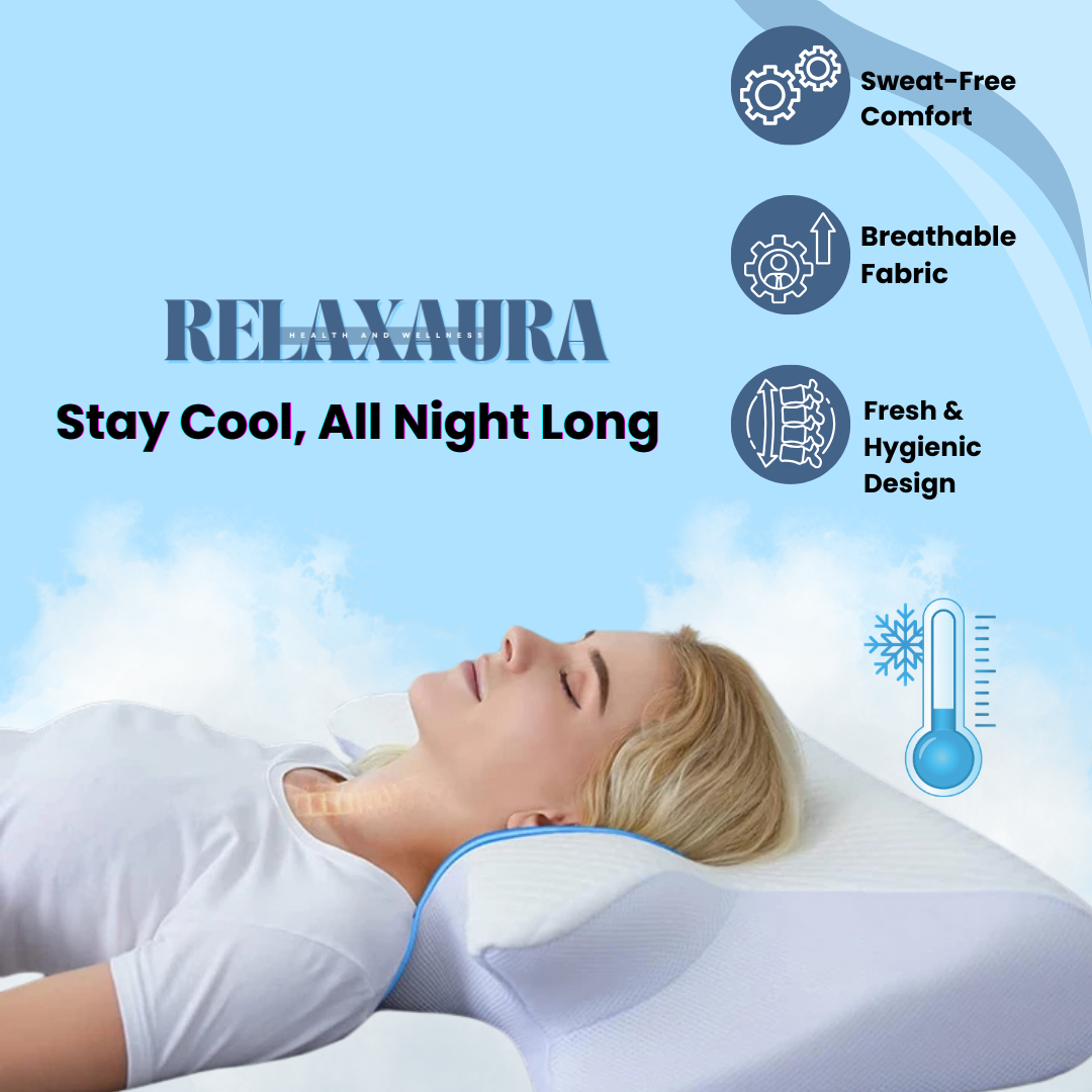 RELAXAURA™ Neck & Spine Alignment Pillow