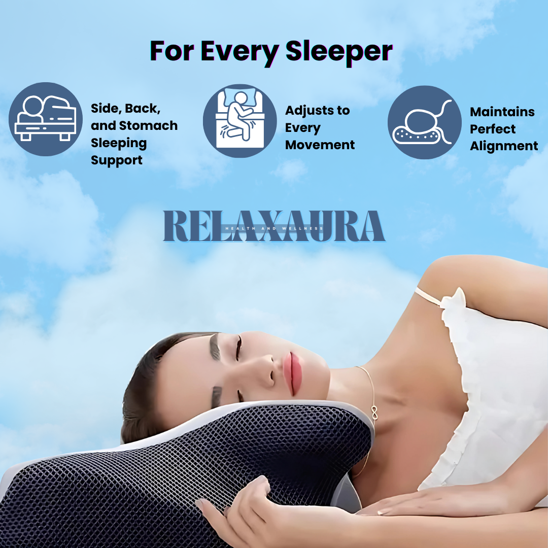 RELAXAURA™ Neck & Spine Alignment Pillow