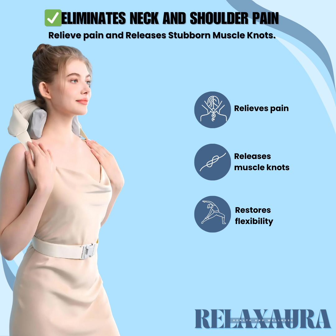 RELAXAURA™ Shiatsu Massager