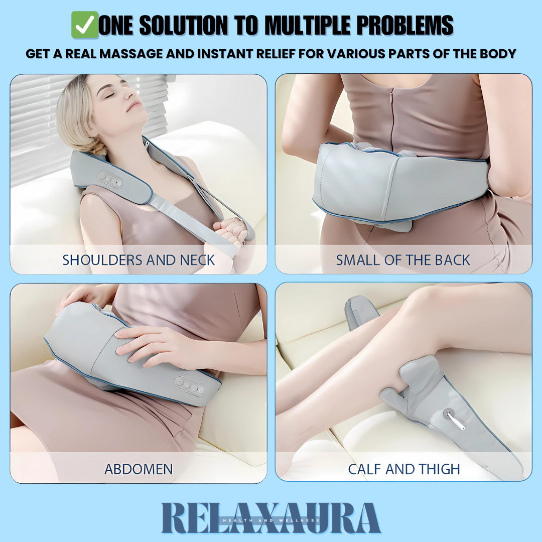 RELAXAURA™ Shiatsu Massager