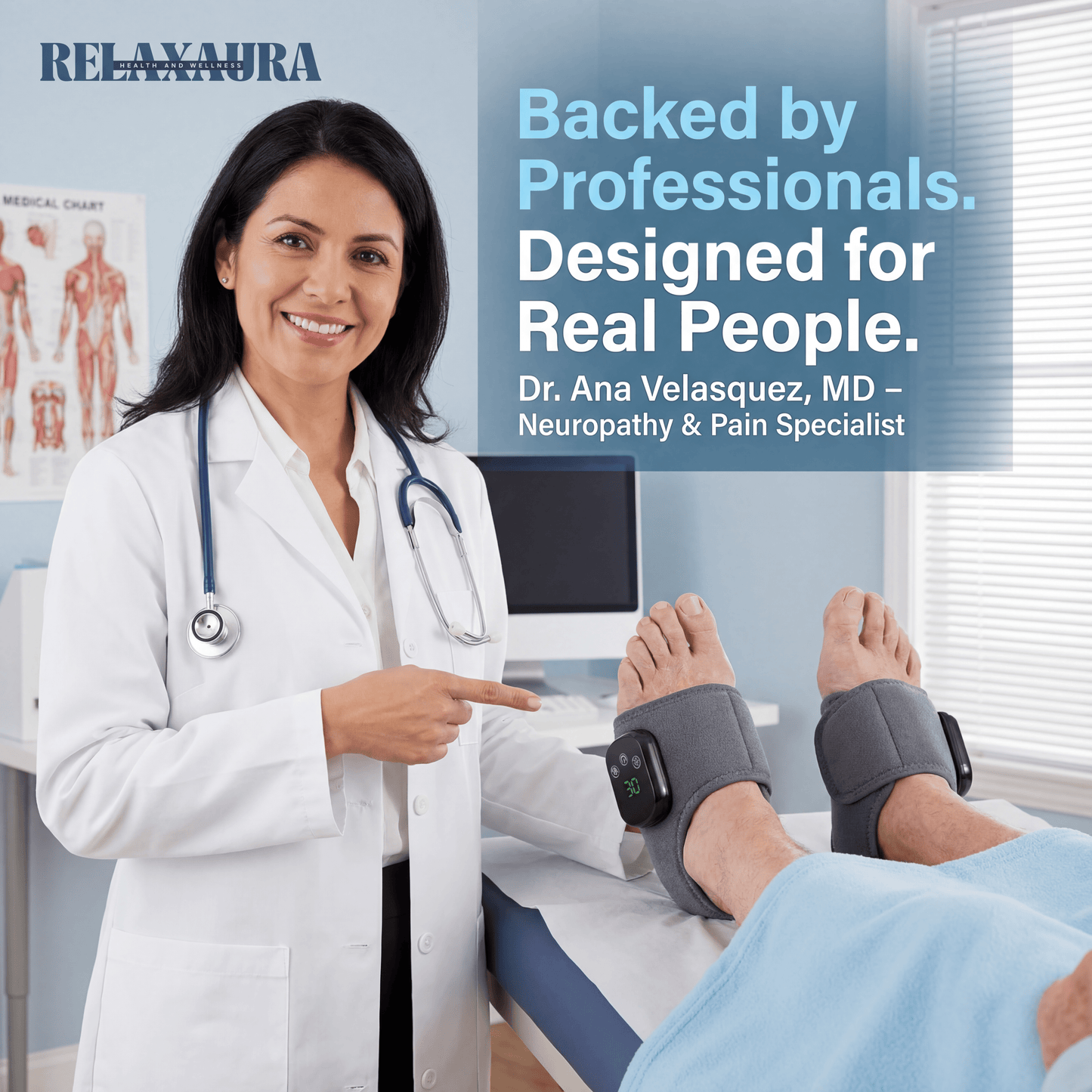 RELAXAURA™ 3-in-1 Foot Therapy Wrap