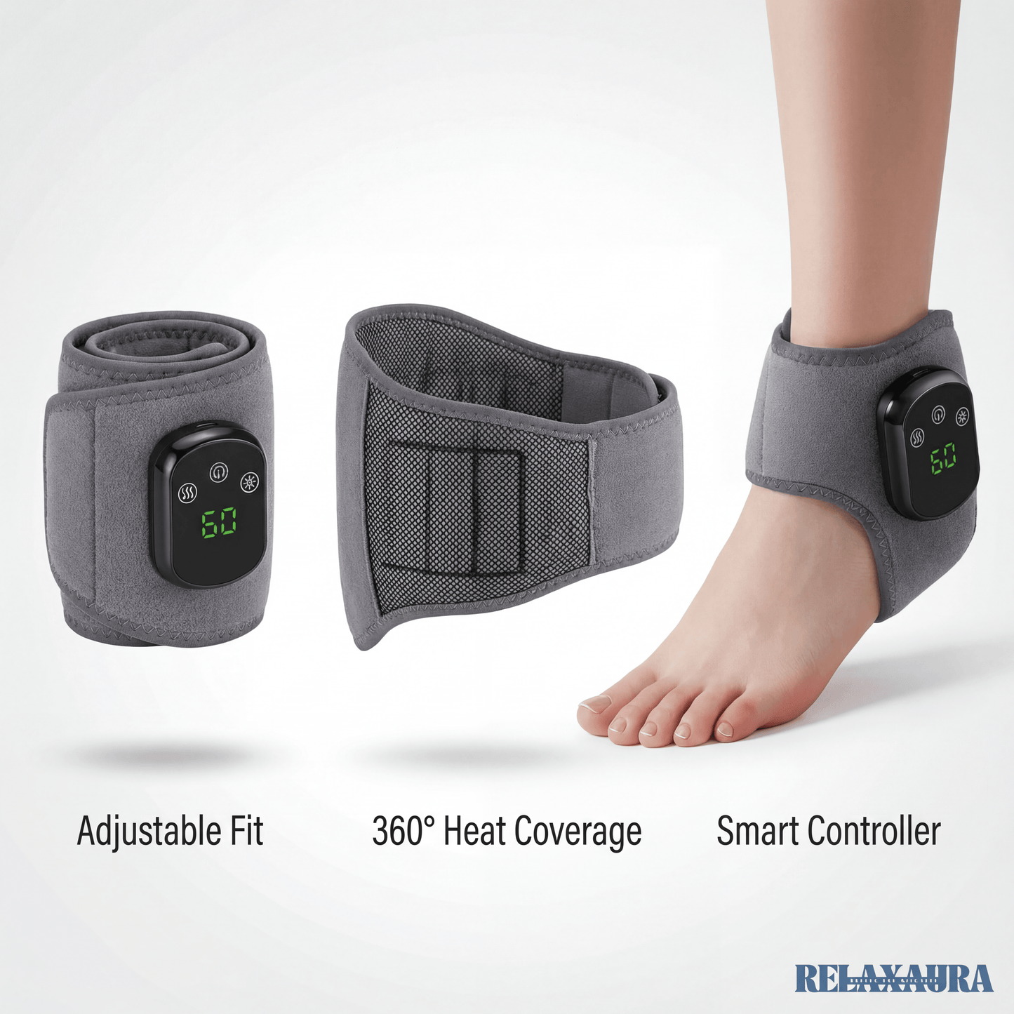 RELAXAURA™ 3-in-1 Foot Therapy Wrap